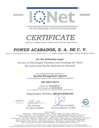 ISO 9001:2015